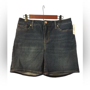 Seven7 Women's NWT Denim Rolled Cuff Slim Fit Weekend Shorts